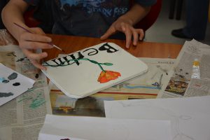 Kunst- und Begegnungsaktion für Flüchtlingskinder